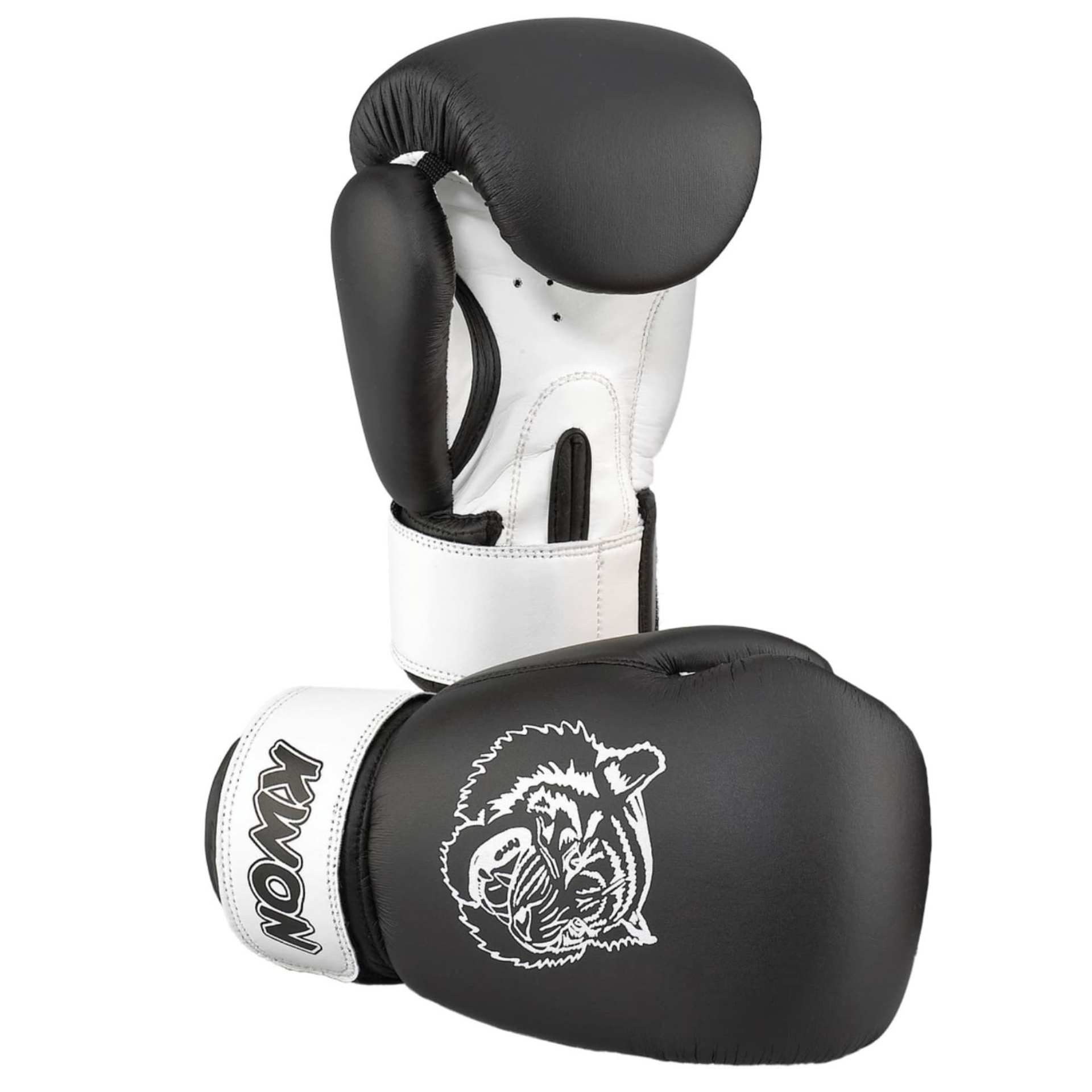 Kwon Children Boxing Gloves Tiger - black/white