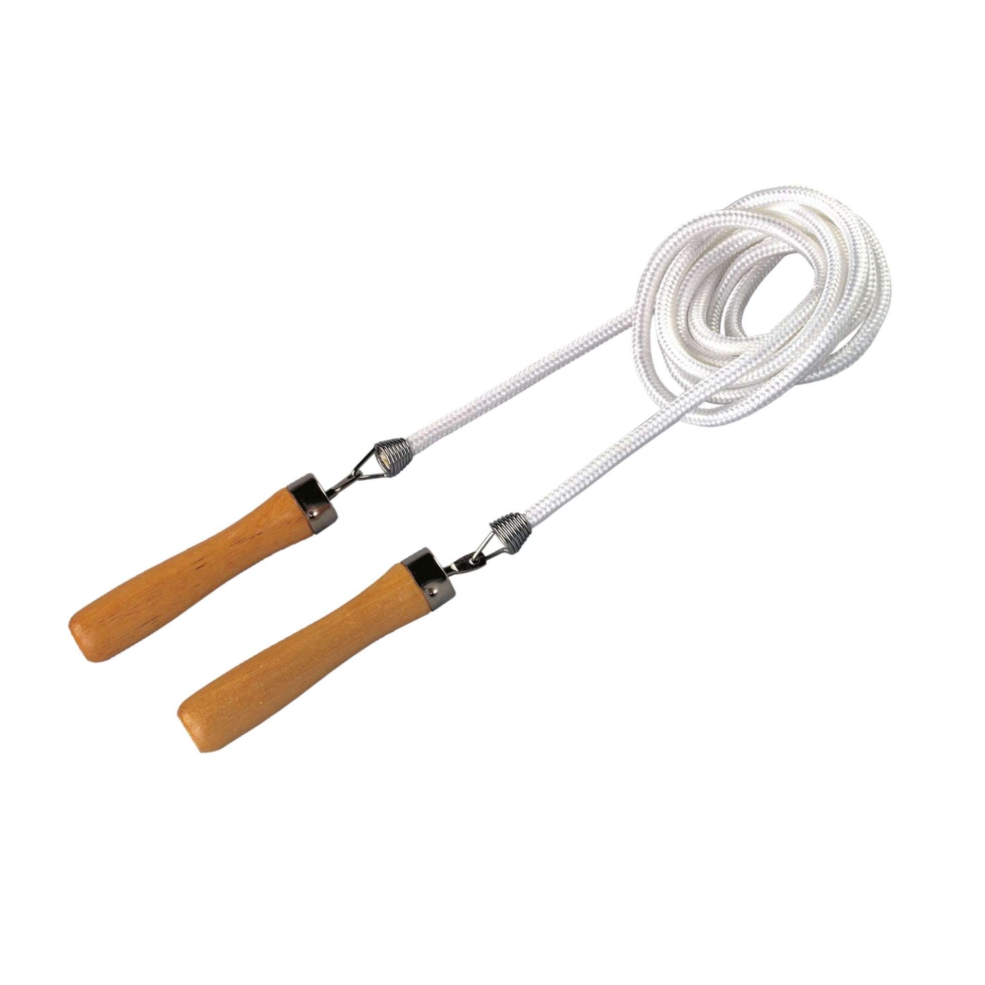 Skipping Rope by DANRHO - 270 cm - wooden handle